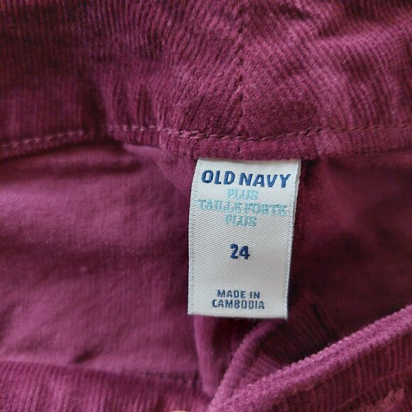 old navy womens Velvet jeans Size 24 Plus - Picture 3 of 7